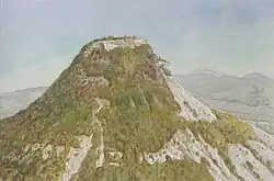 Максимильян Пресняков. Столовая гора с пещерным городом Тепе-Кермен в верхней части (2006)