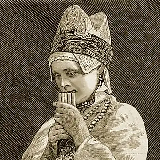 Игра на кугиклах в Курской губернии. 1871 г.