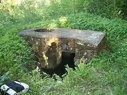 Тобрук в Александровском парке (г. Пушкин): типичная «пилюльная коробочка»