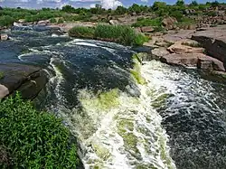 Токовский водопад на реке Каменке у посёлка Токовское