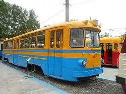 Музейный трамвай ЛМ-57 в Нижнем Новгороде
