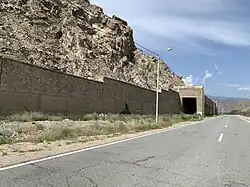 Участок Мегри-Агарак и недействующая железнодорожная ветка