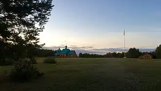 Храм Успения БМ на турбазе "Русский Берег", ныне с. Успенское.