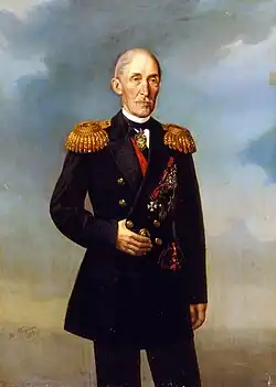 Портрет адмирала Иванa Петровича Епанчина,1875 г. (ЦВММ)