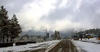 Ужокский перевал зимой