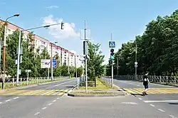 Улица Академика Завойского: вид со стороны улицы Юлиуса Фучика