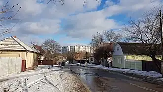 в направлении Черторыйского оврага —бывшая улица Ницберга