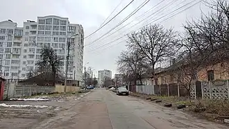 конец улицы:участок между улицами Шевченко и Д. Лизогуба