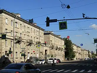 Вид от улицы Академика Шиманского на восток