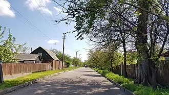 конец улицы — вид со стороныулицы Квитки Цысик (Тюленина)