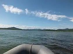 Устье Аввакумовки, вид с залива Ольги.