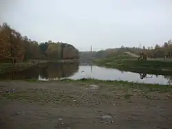 Разлив Лапки (вид с улицы Коммуны)