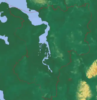 Усть-Енисейский район на карте