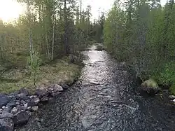 Вид против течения.