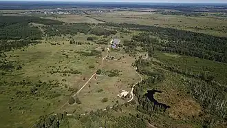 Панорама деревни, с востока на запад