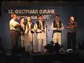 Ансамбль народных песен хорватских сербов на фестивале в Моштанице, 2007 год
