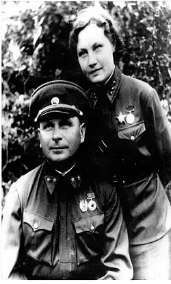 Я. С. Фоканов с женой Ниной Алексеевной