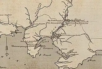 Фактория и поселения финляндцев (1869)