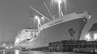 «Ханс Хеттофт» у причала