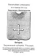 Герб города с официальным описанием, 1781