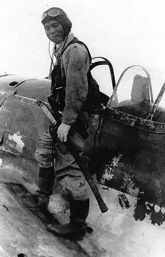 Бирма, ноябрь 1943. Хиноки готовится сесть в кабину своего Ки-43-I