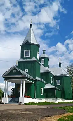 Борисоглебская церковь поселка Хиславичи (2021 г.)