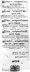 "Хронология". 1581 год. стр. 2.Острожская типография.
