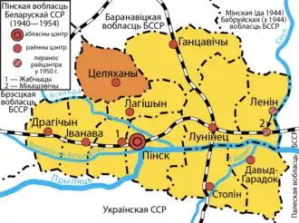 Телеханский район на карте