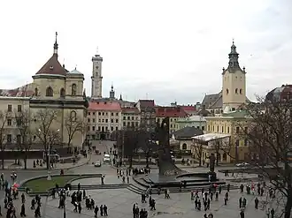 Центральная часть проспекта Свободы