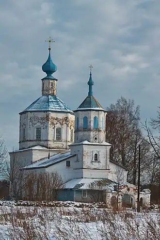 Храм в феврале 2014 года