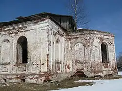 Церковь в д.Броди зимой