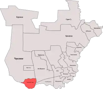 Червлённо-Узловское сельское поселение на карте