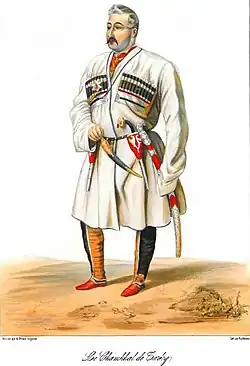 Шамхал Тарковский Абу-Муслим-Хан в черкеске