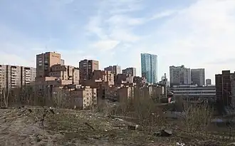 Каскадные дома Шевченковского жилмассива