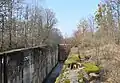 Lock No.2 Allenburg II, chamber and lower gate. Druzhba, Kaliningrad region