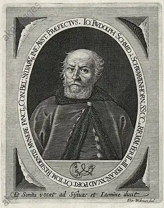 Портрет И. Шмидта фон Шварцгорна. 1649 г.