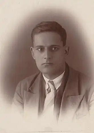 Шамиль Расизаде в студенческие годы (Кировабад 1938)