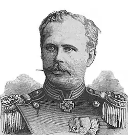 Полковник М. А. Эбелинг, 1877 год