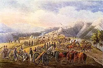 «Экспедиция» Художник И. Я. Мейер (1840-е)