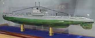 Макет в Музее истории подводных сил имени Маринеско