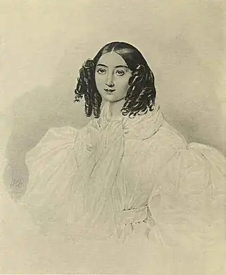 Акварель Д. Босси.1835.