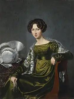 Портрет Е. Н. Паской-Шараповой, урожденной Меншиковой. 1824Холст, масло. 108,3 × 81,5 смЭрмитаж, Санкт-Петербург