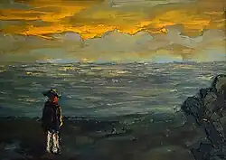 А. Яковлев, «У моря», к/м, 35х50, 2015