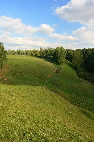 Въезд в городище Ярополча Залесского