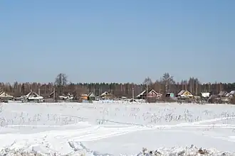 Вид на деревню со стороны Дегтяриц