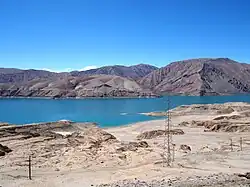 Водохранилище «Сябаньди» на реке Ташкурган