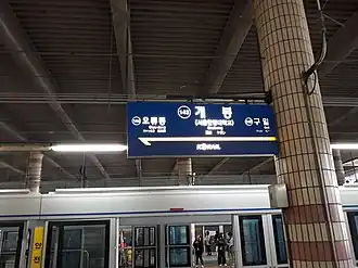 Платформа станции