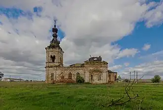 руины православного храма Николая Чудотворца 18 века