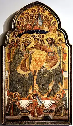 Донато и Катарино. Коронование Марии. 1372. Галерея Кверини Стампалья, Венеция.