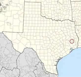 Алабама-Коушатта на карте